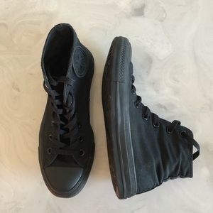 High Top Converse All Black 🖤